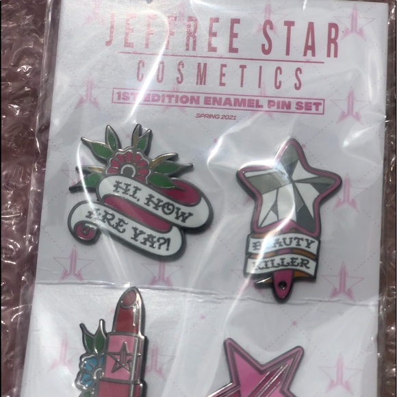 HP 💄NWT Jeffrey Star Pins💄 - Picture 3 of 5